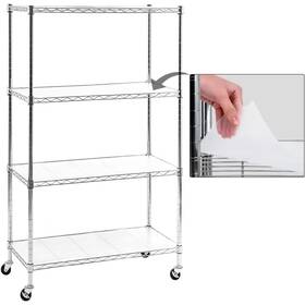 Bed Bath & Beyond 772801559734 4/5-tier Heavy Duty Steel Wire Shelving Unit On Wheels Bed Bath & Beyond 772801559734 4/5-tier Heavy Duty Steel Wire Shelving Unit On Wheels