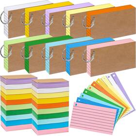 Num00283 Beieverluck 2000 Pcs Index Cards 3x5 Inches Colored Flash 3 X 5 Multicolored
