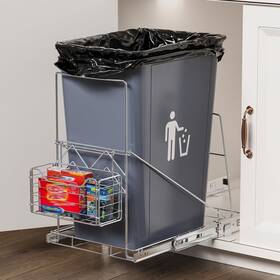 Beinline 614162706276 Liononly Pull Out Trash Can Rack Under Cabinet Sink For 7-11