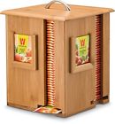 Bel-dtb Bamb Si Tea Display Box Bamboo Storage Organizer 696392481864