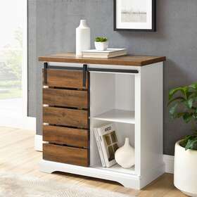 Weif26792rosw Bellevue Weif26792 Farmhouse 32 Inch W Rustic Accent Cabinet - Oak / Solid Weif26792rosw Bellevue Weif26792 Farmhouse 32 Inch W Rustic Accent Cabinet - Oak / Solid
