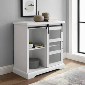 Weif45838sw Bellevue Weif45838 32 Inch W Rustic Farmhouse Cabinet - White