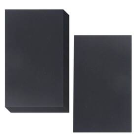 Bercoor-211011-4 Bercoor 200 Pieces Blank 3 X 5 Inch Index Cards Heavy Note Black