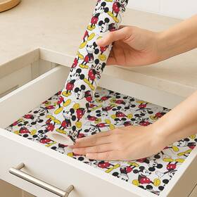 Best Brands Bes36345 Disney Non Adhesive Shelf Liner 18 Inch X 10 Ft Water-resistant Drawer Liners Fo