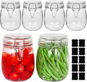 69-01000-043-fba Betrome 25 Oz 6 Pack Clear Glass Jars With Airtight Lids And Leak Oz-6 69-01000-043-fba Betrome 25 Oz 6 Pack Clear Glass Jars With Airtight Lids And Leak Oz-6