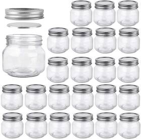 Betrome 791262277933 8 Oz Mason Jars 24 Pack 240ml Glass 8oz