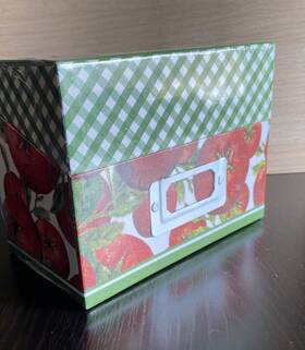 Bh20-100-101-24 Better Homes &amp Gardens And Recipe Box With 20 8 Divider Cards New Tomatoes