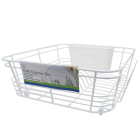 1420 Better Houseware 1420/w Dish Drying Rack Space-saving Drainer For Kitchen