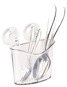 1422 Better Houseware In-sink Cutlery Holder Large Clear 1422 Better Houseware In-sink Cutlery Holder Large Clear