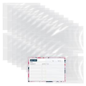 Better Kitchen Products 090696810205 Crystal Clear Recipe Card Covers 4 X 6 Inch 200 Pack