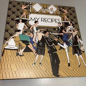 97324 Better Kitchen Products Art Deco Recipe Binder Set New