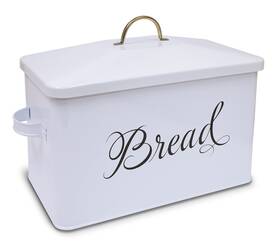 97503 Better Kitchen Products Classic Metal Bread Box With Side Handles Large Capa