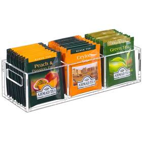 Ga61 Beygorm Tea Bag Organizer For Bags Small Acrylic Teabag Holder Clear Ga61 Beygorm Tea Bag Organizer For Bags Small Acrylic Teabag Holder Clear