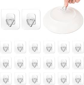Ym-327a20-tf Bilillo 20 Pack Invisible Vertical Plate Holders 2.2 Inch Transparent Ym-327a20-tf Bilillo 20 Pack Invisible Vertical Plate Holders 2.2 Inch Transparent
