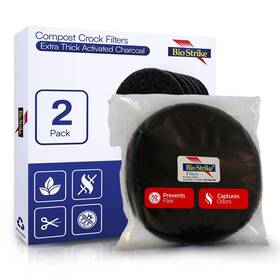 32-756 Biostrike Biostrke -activated Carbon Filter Odor Absorbers For Kitchen Compost Bins - E 32-756 Biostrike Biostrke -activated Carbon Filter Odor Absorbers For Kitchen Compost Bins - E