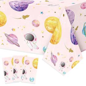 Fx-bc0087-k Bkeecten Pink Watercolor Table Cover - 3-pack 54 X 108 Inch Outer Spac Fx-bc0087-k Bkeecten Pink Watercolor Table Cover - 3-pack 54 X 108 Inch Outer Spac