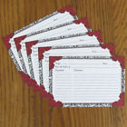 Black Damask Roses Collection Artistic Media Design 4 X 6 Recipe Cards Set Of 50 And Style Premium Quality 647356977749