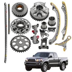 9-4221s Blrack 2tr-fe Timing Chain Kit With Vvt Sprockets Fits For Toyota Tacoma 2005-2