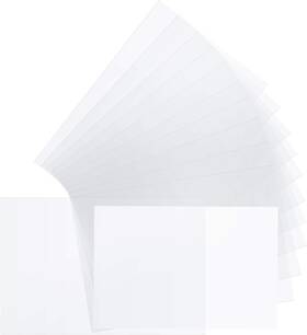 Boao 313034082028 100 Pcs Recipe Card Protectors Covers Kitchen Plastic