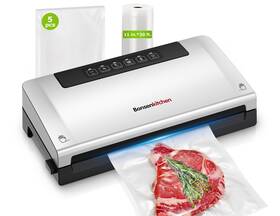 Vs3000 Bonsenkitchen Vacuum Sealer Machine Built-in Cutter Bag Storage Multifunc