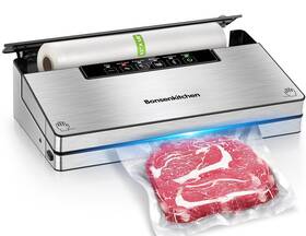 Vs3201-s Bonsenkitchen Vacuum Sealer Machine Powerful Stainless Steel Food Wit