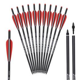 Baa-2219b-20 Bow And Arrow College Archery Carbon Hunting Arrows 18 20 22 Inch With 100 Grian Removable Ti Baa-2219b-20 Bow And Arrow College Archery Carbon Hunting Arrows 18 20 22 Inch With 100 Grian Removable Ti