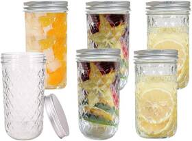 Bpfy 619191403349 6 Pack 20 Oz Glass Mason Jars With Lids Canning 20oz 6pack Transparent