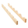 Br48 Hardware Resources Wide Bottle Wine Storage Rack Maple 843512032004 Br48 Hardware Resources Wide Bottle Wine Storage Rack Maple 843512032004