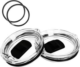 Gk-800 Brand Ivyrise Rambler Magslider Replacement Lid 30oz 2pack Magnetic Clear