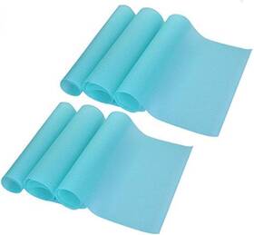 Sfp903nr Brand Sulimy Refrigerator Pad 6 Pcs Shelf Liners Can Be Cut 2 Inch W X 17.6 L Blue-6pcs