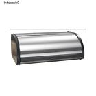 299445 Bread Roll Fingerprint Sides Top Proof Bin Brabantia Matte Black