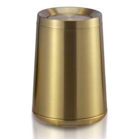 Cone01 Briefhuman Household Swing Gold Bathroom Trash Can Brushed Stainless Steel 10