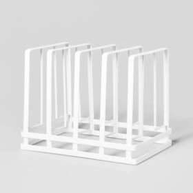 Brightroom 191908750828 Wire Storage Pan Organizer White - 10 Inch H X 13 D 9 W