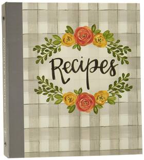 8.25x Brownlow Gifts 72597 Binder With Plastic Page Protectors And Recipe Cards 9 8.25x Brownlow Gifts 72597 Binder With Plastic Page Protectors And Recipe Cards 9