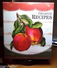 Brownlow Gifts Recipe Binder Vintage Apples 20 Acetate Pages 703800051134