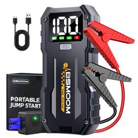 5000a Bsmoom 761814058563 Car Jump Starter Portable Battery Pack 10.0l Gas/8l D