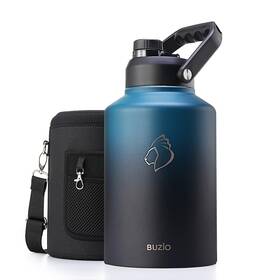 20003 Buzio 1 Gallon Water Bottle Insulated Cold For 48 Hrs 128oz Large Stainles 20003 Buzio 1 Gallon Water Bottle Insulated Cold For 48 Hrs 128oz Large Stainles