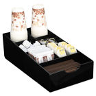 7-compartment Bwk99002 99002 Boardwalk Condiment Tray Black 749507980865