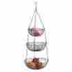 53796403036 Bz-309 Rsvp 3 Tier Hanging Baskets Bronze Woven Wire