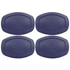 C-702-pc Pyrex Blue Oval Plastic Storage Lid For Easy 681920958970