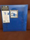C.r Gibson Blue Deluxe Leatherette Recipe Book Binder Organizer New And Sealed 082272800755