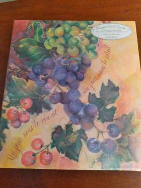 Qp12-2315 C. R. Gibson Beaujolais 3-ring Recipe Card Binder