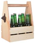 C2060 Esschert Design Pine Wood Bottle Crate With Opener 8714982108396