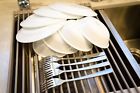 C51383 Surpahs Over The Sink Multipurpose Dish Drying Rack Kitchen Foldable