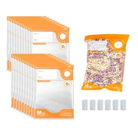 Vfb-07s Cabibox 24pcs Sous Vide Bags Reusable Bpa Free Food Vacuum Sealer Bag Zipper Vfb-07s Cabibox 24pcs Sous Vide Bags Reusable Bpa Free Food Vacuum Sealer Bag Zipper