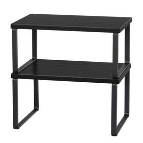 Amr-r958 Caduke Counter Shelf Organizer Set Of 2 Wood Kitchen Cabinet Shelv... Fast Ship Amr-r958 Caduke Counter Shelf Organizer Set Of 2 Wood Kitchen Cabinet Shelv... Fast Ship