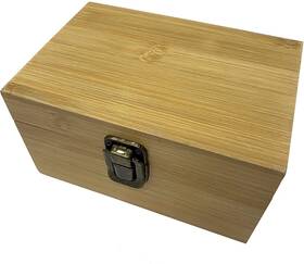 Bm-001 Cali Factory Califactory Bamboo Box Storage 6.1 X4 X 3.25 Inch Brown