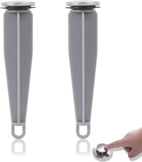 Calvana 704260142622 2-pack Bathroom Sink Pop-up Stoppers - 0.75 Inch W X 3.12 H Sliver
