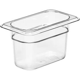 Ca94cw135 Cambro Camwear Food Pan Plastic 1/9 Size 4 Inch Deep Polycarbonate Clear Ns