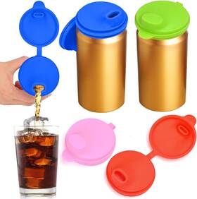 B0d4dbsl7r Can 4 Pack Silicone Soda Lids Cover